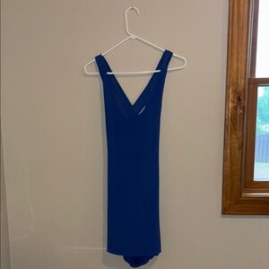 Zara Royal Blue Backless Dress